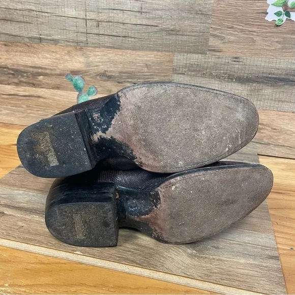 La Gran Bota men’s snakeskin leather western cowboy boots size 7 - Picture 10 of 12